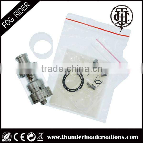 2016 top quality electronic cigarette vaporizer Fog Rider rta tank atomizer wholesale