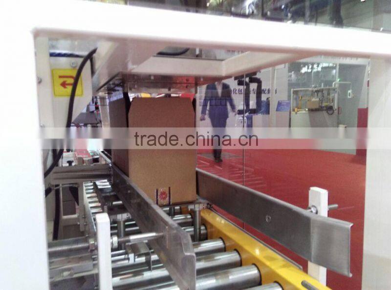 YK-ZX05 Vertical Drop Type Beverage Case Packer Full-automatically