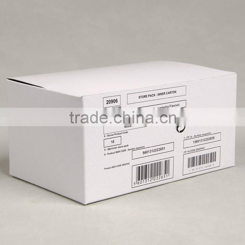 Grey cardboard inner box for store packing store pack - inner carton