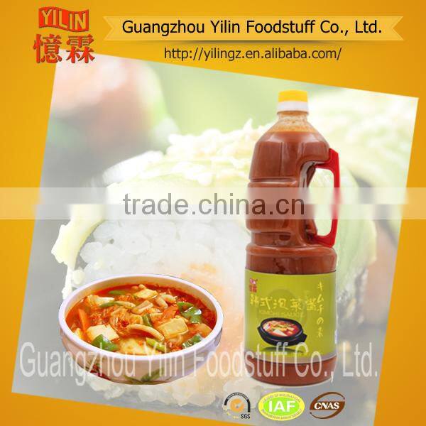 wholesales hight quality 1.8L Japanese style sauce Kimchi sauce with OEM servise