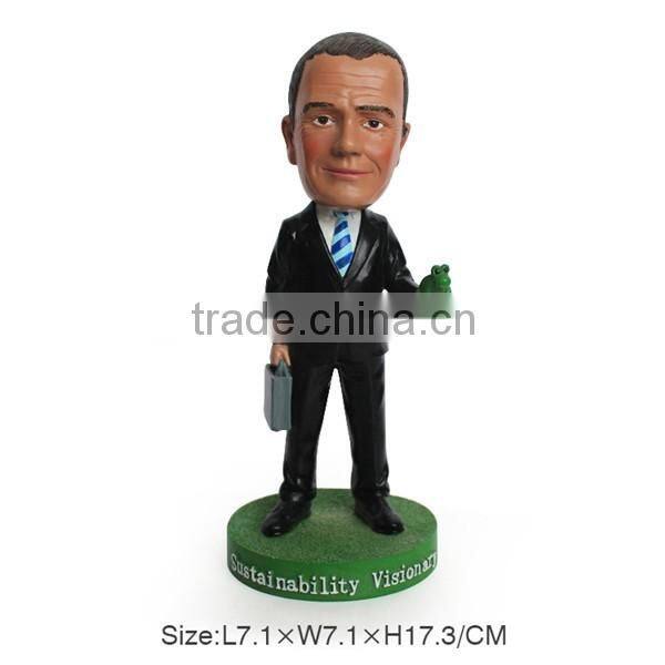 Neymar Human Bobble Head Soccer Player Statue Figurine With soccer Bobbleheads