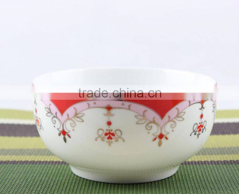 Ukraine dinnerware set,ceramic soup bowl,hongshun porcelain Korea bowl