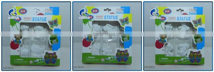 kids paint your own ceramic paint DIY fish painting kits 6 colors and 1brush