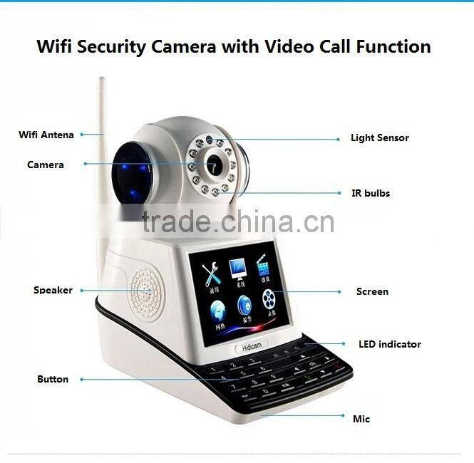 1080P Network Security IP Camera with monitor support video call wireless remote detect home IP camera 1080P IR Support