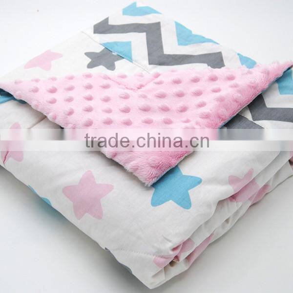 New Arrival Wholesale Homemade 2 Layers Breathable Vintage Baby Quilt