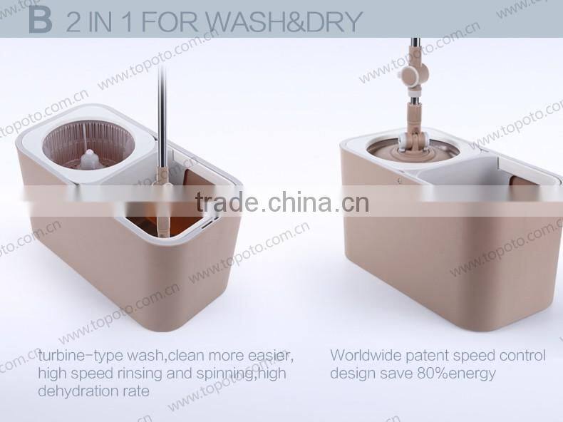 house cleaning spin mop with two bucket spin mop