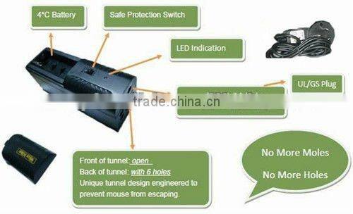Efficient high voltage electrical rat killer