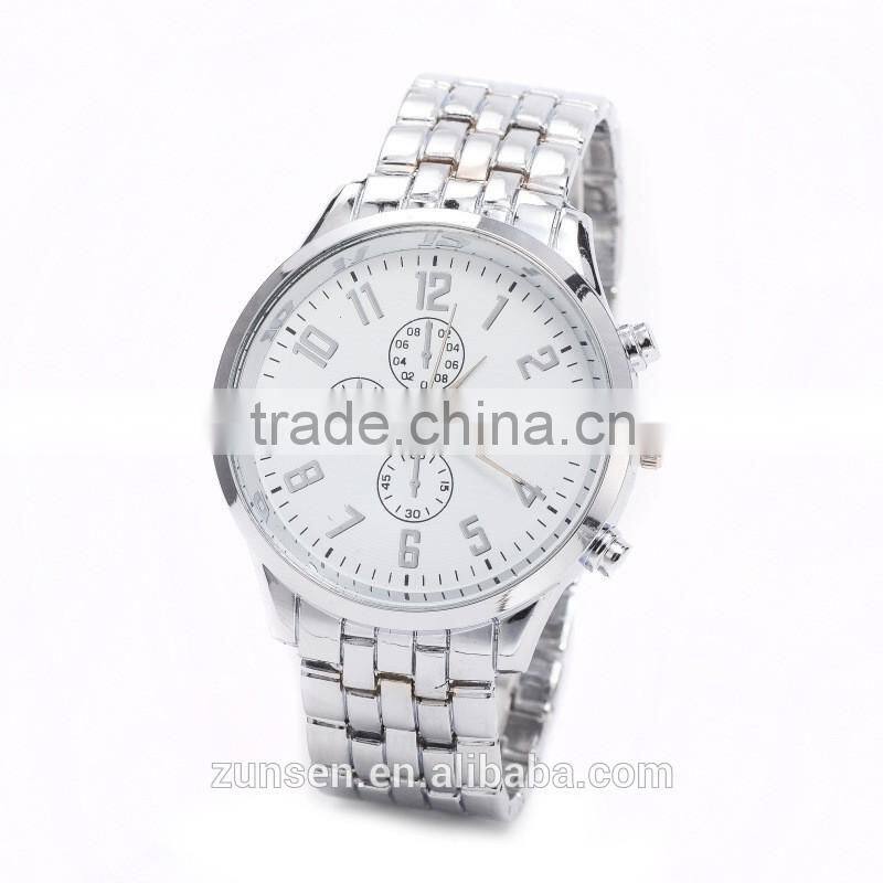 2016 High Quality Sports Watches Men Fashion Quartz Wrist watch Stainless Steel Band Luxury Brand relogio masculino