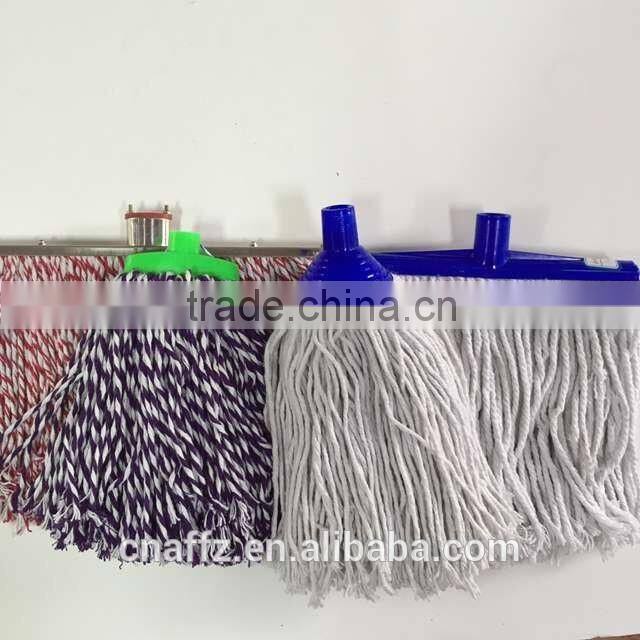 recycled cotton mop yarn material wet mop head supplier