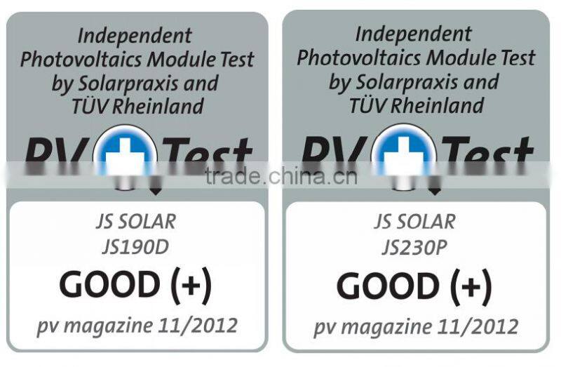 24V 210W mono solar panel price made in China