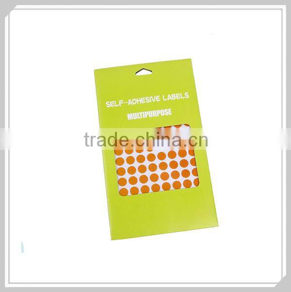Adhesive labels for plastic bags