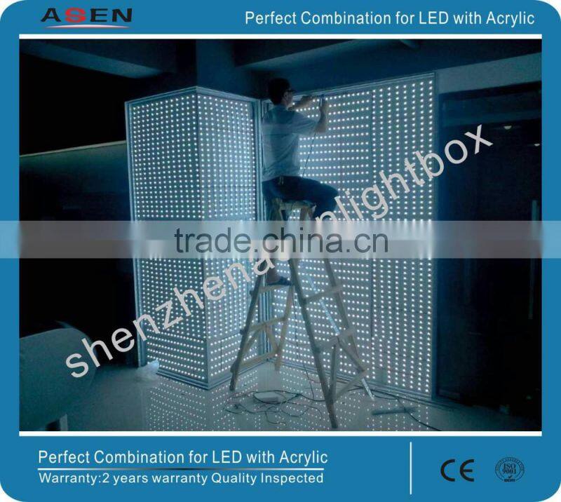 Frameless Backlit LED Fabric Light Box