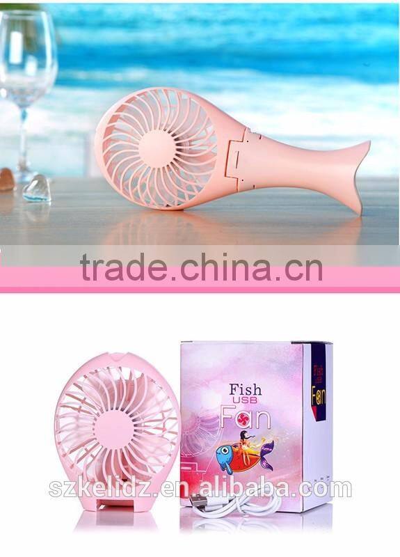 Beauty Fish USB Mini Handheld Fan Rechargeable Portable Desk Fan Outdoor Sport Air Cooler for Hot Weather Cooling Travel Cooling