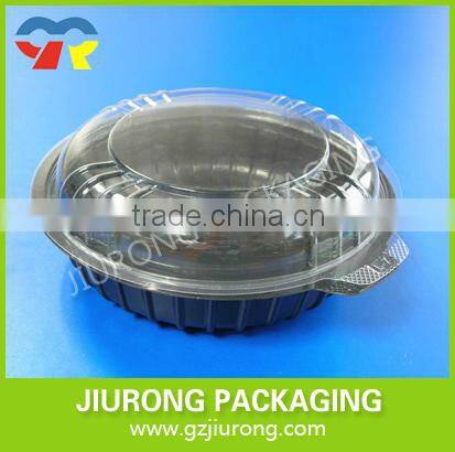 disposable Clear food grade container plastic food grade deli container roast chicken box