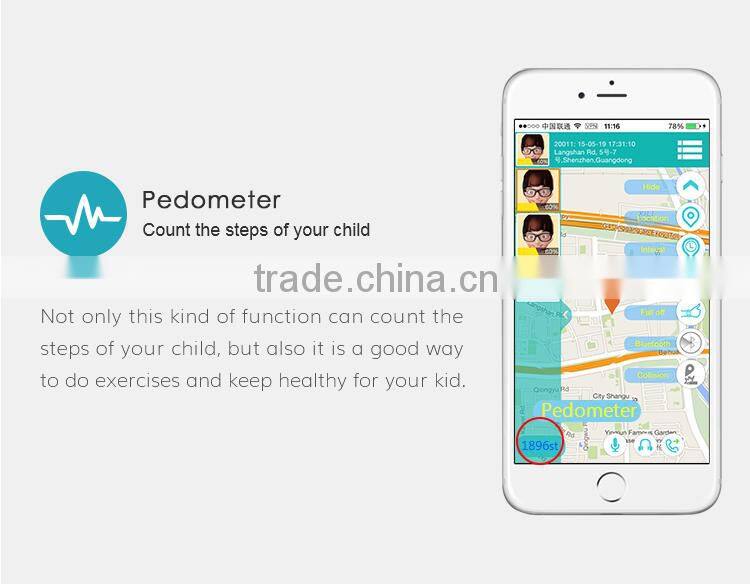 child wrist watch with sos panic button watch gps tracker