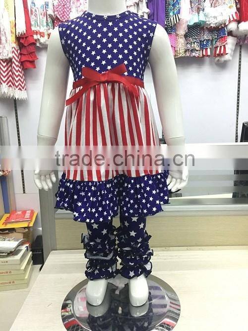2016 Pretty Baby Girl Clothes Wholesale Kids Mustard Remake Clothing Set Fashionable Girls Outfits