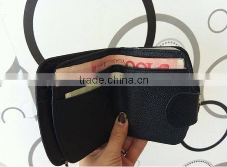 Famous designer clip money wallet with anmial pattern leather