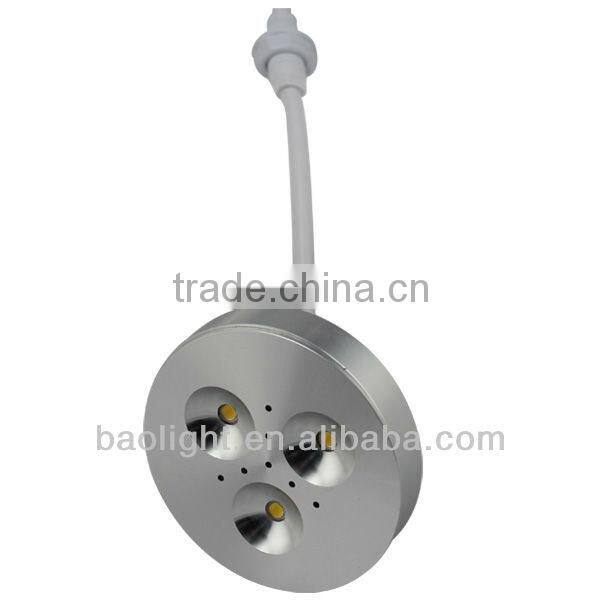 mini size 3w led under cabinet puck light