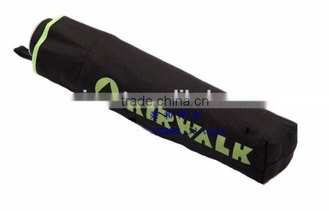Chinese factory classic black folding travel umbrella with customize print
