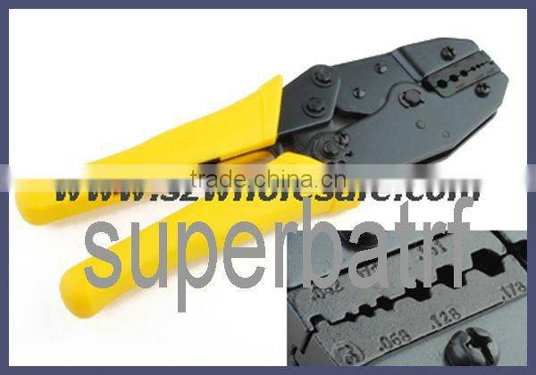 Ratchet Crimper crimping tool locking pliers for coaxial cable RG174 RG316 RG179 Belden 8218