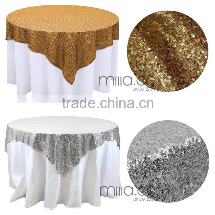 Sequin table overlay cheap wedding table overlay