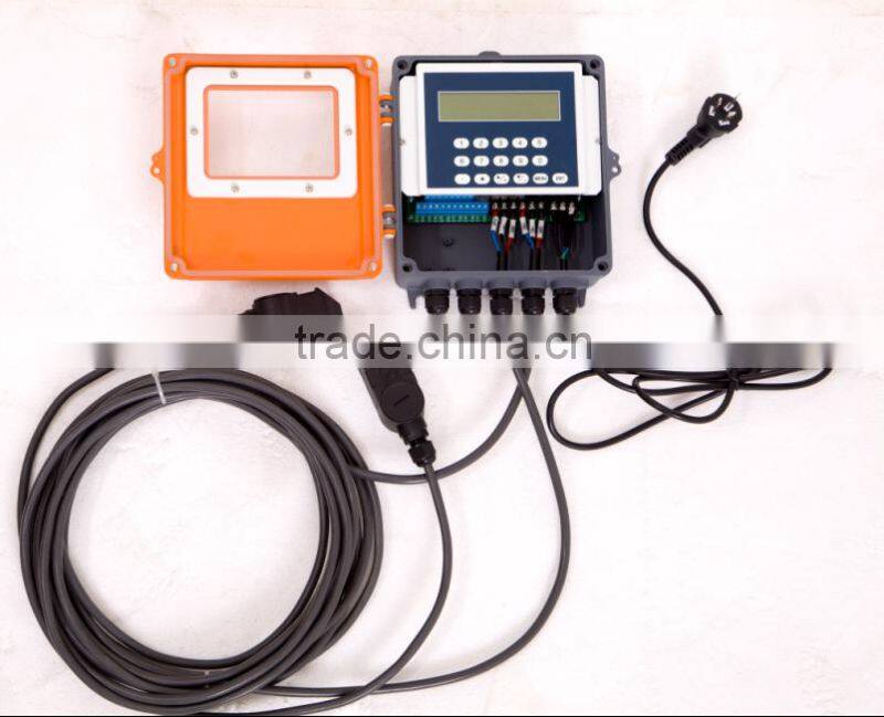 Ultrasonic fixed sewage flow meter