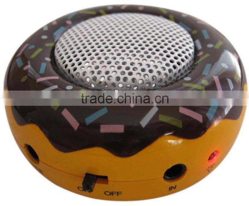 MPS-146 Low price!!!doughnut shape Promotion speaker,mini gift portable speaker