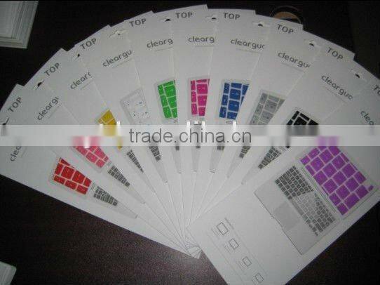 2015 new products TPU keyboard cover for macbook pro 12'