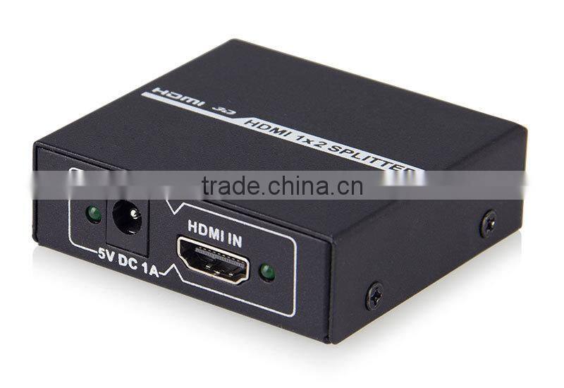 Top 1 sale Support 2-channel EDID 3D hdmi splitter 1x2