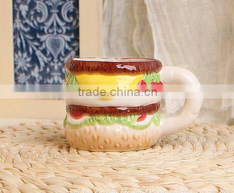 creative lovely cartoon christmas animal boot model of gift ice cream ceramic mug