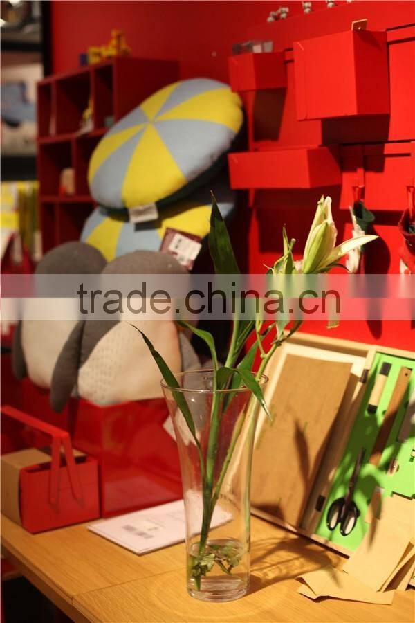 handmade different shaped chinese glass flower vase for home decoration