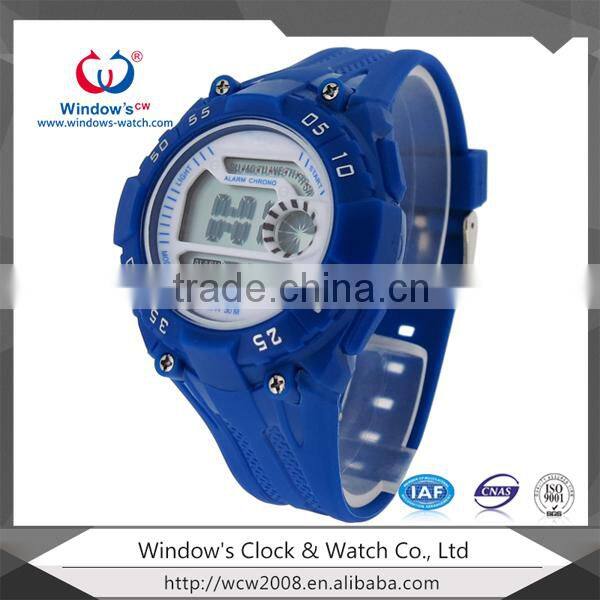blue color digital children watch wholesale watch cheap