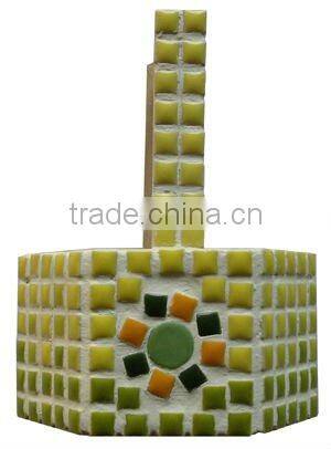 colorul petal and square shape for DIY craft ceramic tile