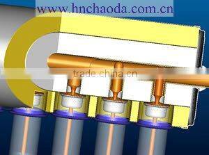 Heat pipe evacuated collector tube