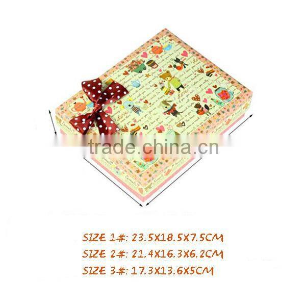 Delicated Cartoon 3pcs Set Gift Box