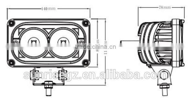 Highpower performance vehicle LED Driving Light, LED working Lamp for ATV SUV TRUCK JEEP Offroad Vehicles(SR-LDW-30A,30W)