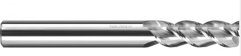 Tungsten Carbide 3 Flute End Mill Cutting Tools for Aluminum Cutting and Processing