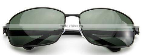 2016 hot selling Premium quality classic style metal frame polarized sunglasses for aviator pilot driving man eyeglasses eyewear