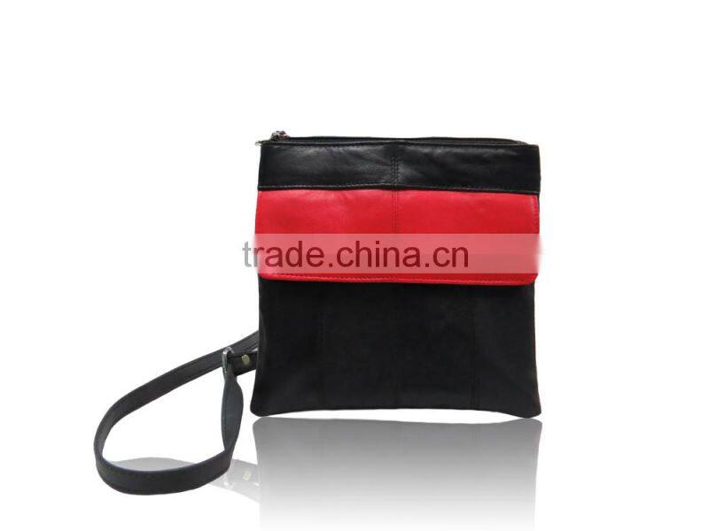 Side bag, Unisex bag for travelling, real leather travel bag side bag, sling bag with zipper pocket