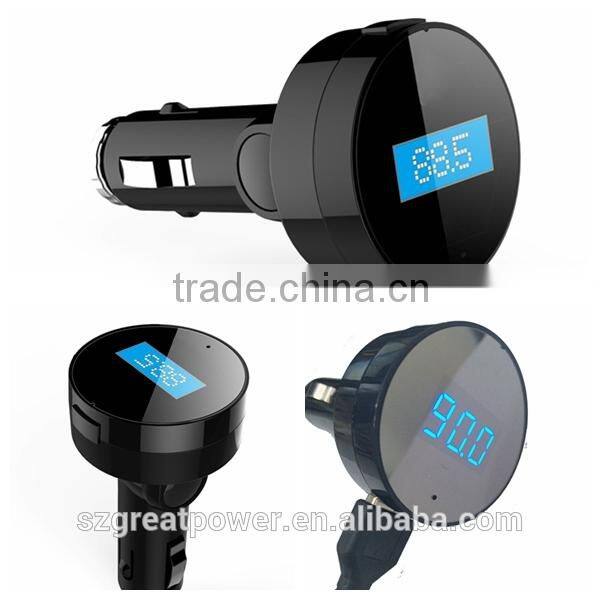 Car mobile charger bluetooth car charger transimitter I year warranty
