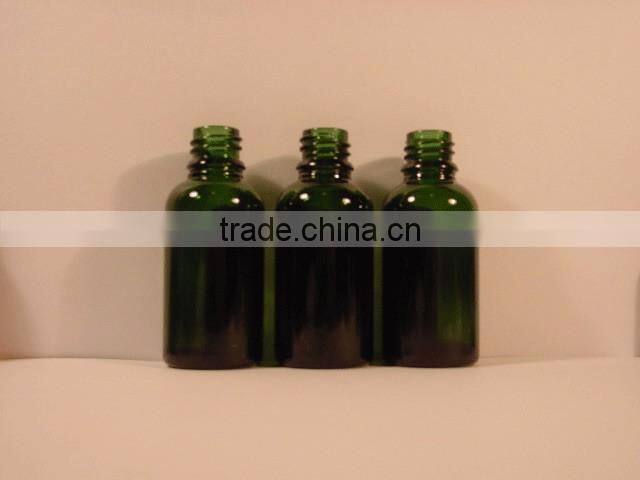 30ml amber glass boston shape Essential oil bottles with explosion-proof bottle caps