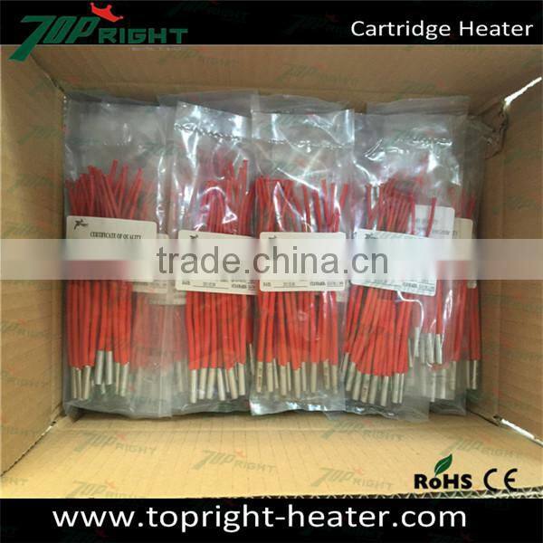 Topright SUS304 sheath 300mm lead wire length cartridge heater