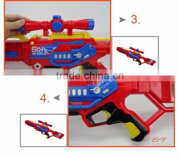 Coolest kids soft air gun toy with ICTI proved