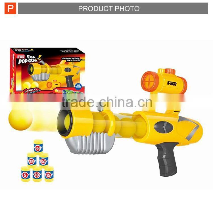 Fashionable toy pop gun eva shooter gun toy
