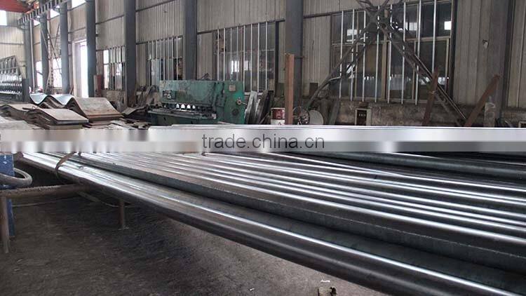 street pole steel pole price galvanized street lighting pole 12m