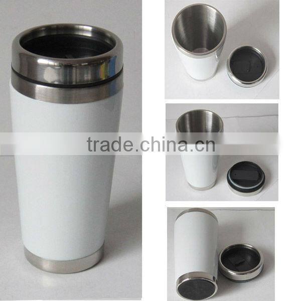 stainless steel ceramic coffee cup