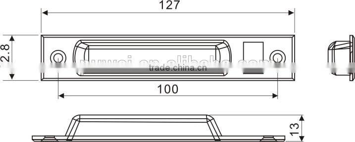 Stainless Steel Pull Handle for PVC Screen window and Door Sliding Handle Zinc Alloy Handle 9.31.10102* Pull Handle
