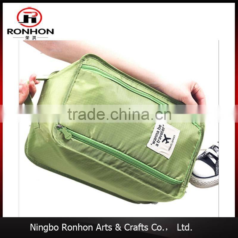 travel shoe organizer oxford foldable shoe storage bag