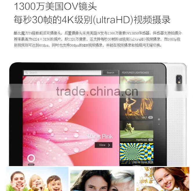 9.7" CUBE T9 MTK8752 Octa Core 4G phone Tablet PC 32GB ROM 2048x1536 Retina Screen 13.0MP GPS Phone Call CUBE T9