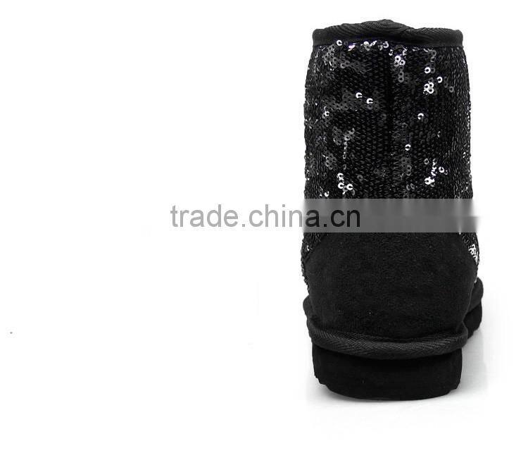 silver blk sequins glitter upper eva sole cute child girl snow winter boot shoe, boots shoes kids